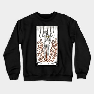 The Two of Stars - The Tarot Restless Crewneck Sweatshirt